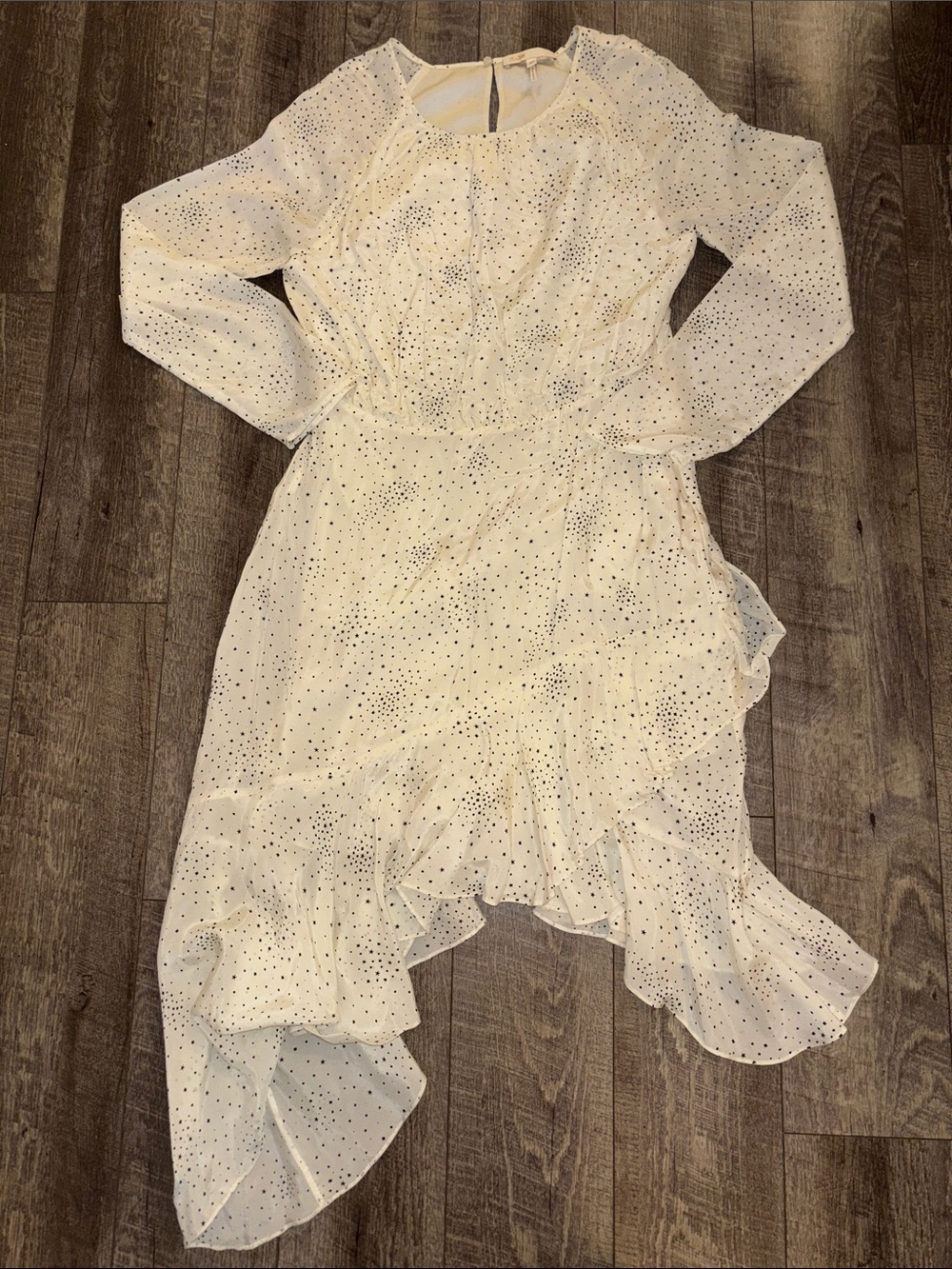Maje Asymmetrical Ruffle Dress - Picture 3 of 5